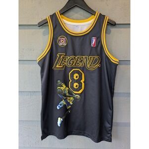 Los Angeles Lakers Jersey Mens Black NBA Basketball Legend 8 24 Mamba Kobe